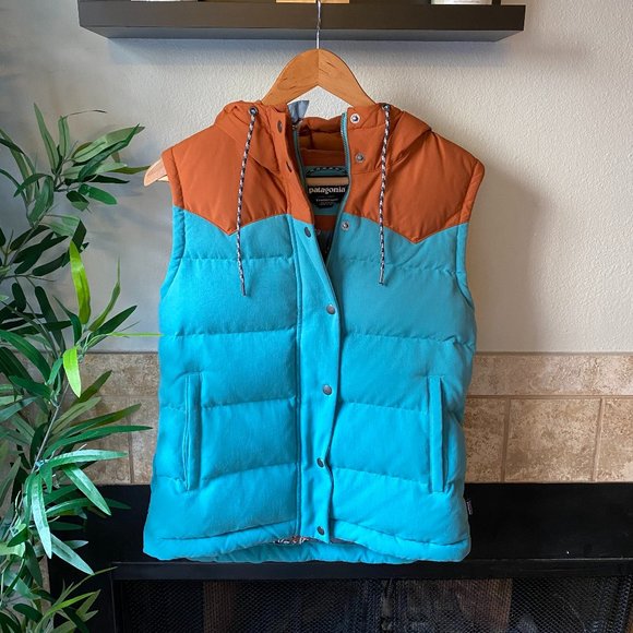 Patagonia Jackets & Blazers - Patagonia Bivy Hooded Down Vest (Mogul Blue)